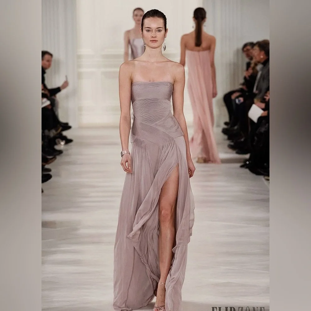 Ralph Lauren Mauve Maxi Dress - Picture 1 of 6